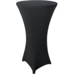 Stehtischhusse, schwarz für Tische bis 110cm, Ø 80cm