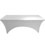 Tischhusse, weiss für Tische bis 180 x 75 x 74 cm Tischhusse, weiss für Tische bis 180 x 75 x 74 cm