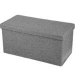 Faltbare Sitztruhe für 2 Personen, grau Faltbare Sitztruhe für 2 Personen, grau