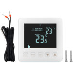 Wand Thermostat für Fussbodenheizung, Touch-Tasten, LCD-Display, programmierbar Wand Thermostat für Fussbodenheizung, Touch-Tasten, LCD-Display, programmierbar