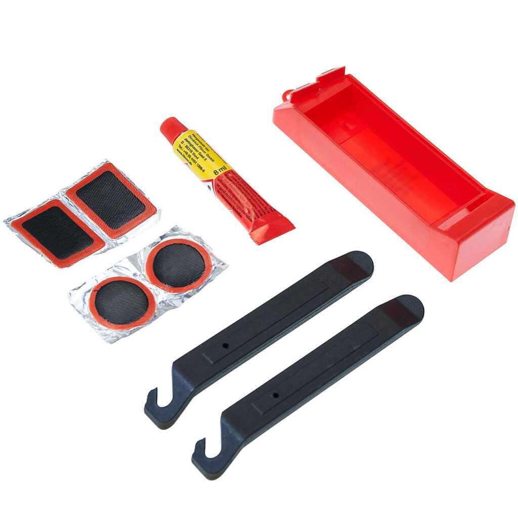 Veloreifen-Reparaturset, 9-teilig Veloreifen-Reparaturset, 9-teilig