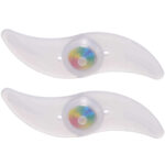 2er-Set Velo Speichenlicht aus Silikon mit Farbwechsel in 4 Farben