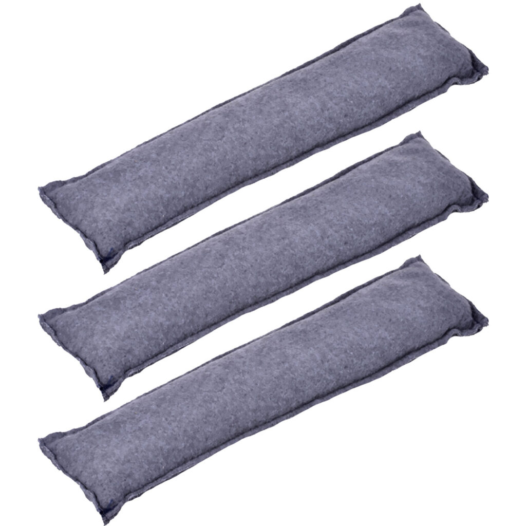 3er-Set Luftentfeuchter mit Silica Gel, 500g, wiederverwendbar, grau