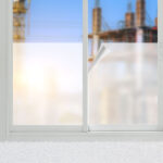 Milchglasfolie, Sichtschutz-Folie, statisch-haftend, 45 x 200 cm