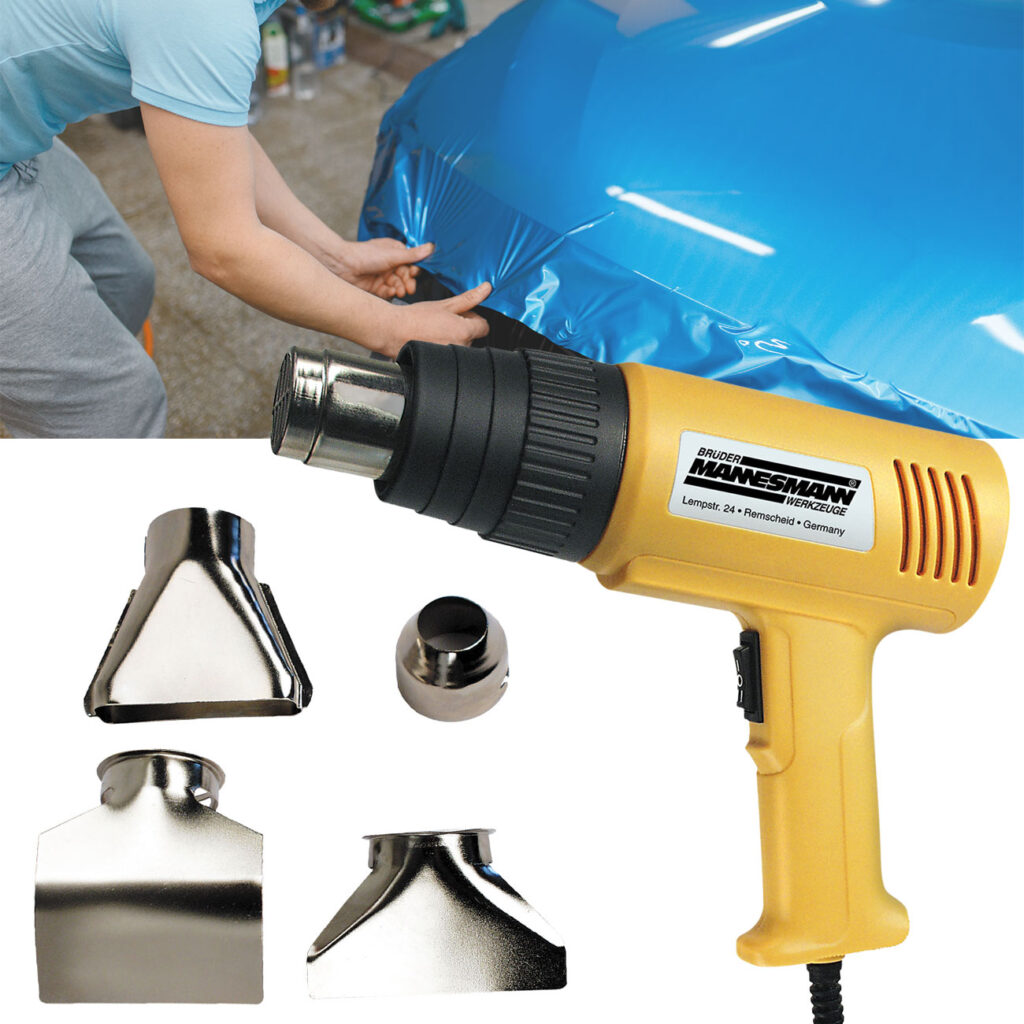 Heissluftpistole mit 4 Vorsatzdüsen, 2000 Watt Heissluftpistole mit 4 Vorsatzdüsen, 2000 Watt