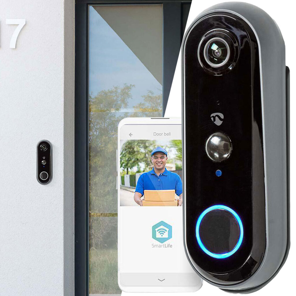 Türsprechanlage mit Bewegungsmelder und Kamera, SmartLife, IP54