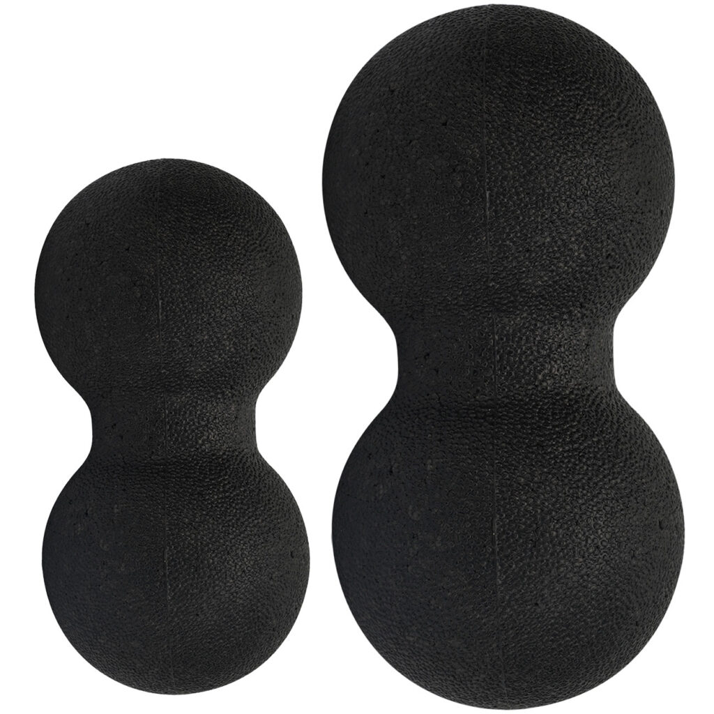 2er-Set Duo-Faszienmassage-Bälle für punktuelle Massage, Ø 8 und 12 cm