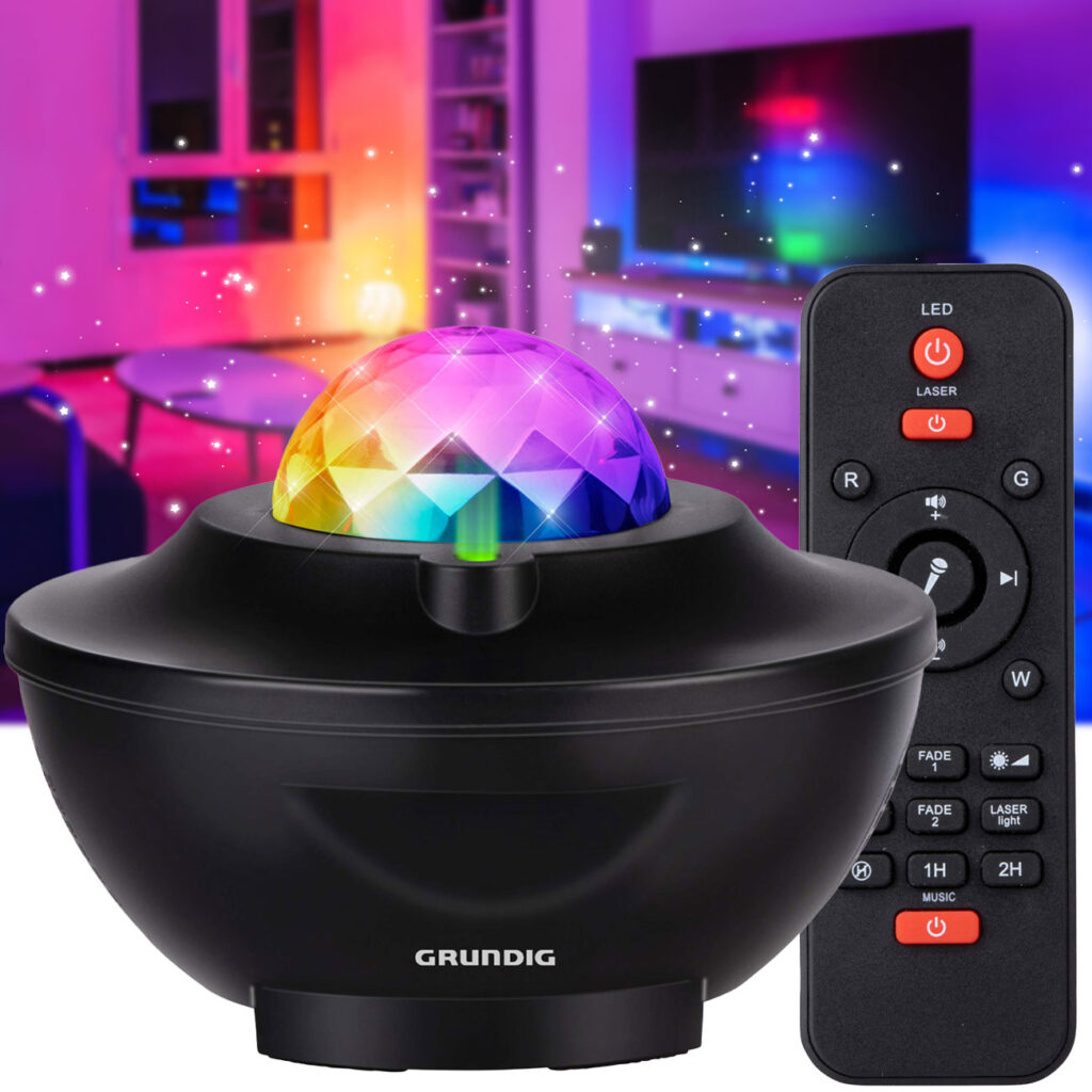 Sternenlicht-Projektor & Bluetooth-Lautsprecher Sternenlicht-Projektor & Bluetooth-Lautsprecher