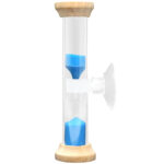 Sanduhr für die Dusche mit Saugnapf, 2,5 x 9,2 cm Sanduhr für die Dusche mit Saugnapf, 2,5 x 9,2 cm