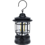 Campinglampe, Retro-Design, USB-aufladbar
