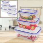 Frischhaltedosen, 6er-Set, je 2 x 400/800/1400 ml, spülmaschinenfest Frischhaltedosen, 6er-Set, je 2 x 400/800/1400 ml, spülmaschinenfest