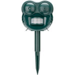 Ultraschall Tierschreck mit LED-Blitzicht und PIR-Bewegungsmelder, 70 m² Ultraschall Tierschreck mit LED-Blitzicht und PIR-Bewegungsmelder, 70 m²