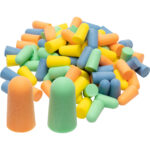 Gehörschutz-Ohrstöpsel, 100 Stück, mehrfarbig, SNR 33 dB Gehörschutz-Ohrstöpsel, 100 Stück, mehrfarbig, SNR 33 dB