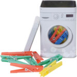 Wäscheklammern in Designbox, 24 Stück Wäscheklammern in Designbox, 24 Stück