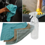 Sprühflasche, 750ml & 3 Mikrofasertücher Sprühflasche, 750ml & 3 Mikrofasertücher