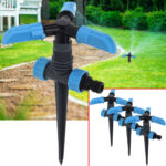 3er-Set Rasensprenger mit Erdspiess