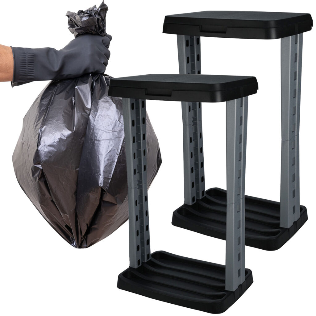 2er-Set Abfallsackständer mit Deckel, 60 Liter 2er-Set Abfallsackständer mit Deckel, 60 Liter