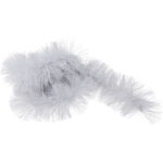 LED-Lametta Girlande, weiss, 2,7 m