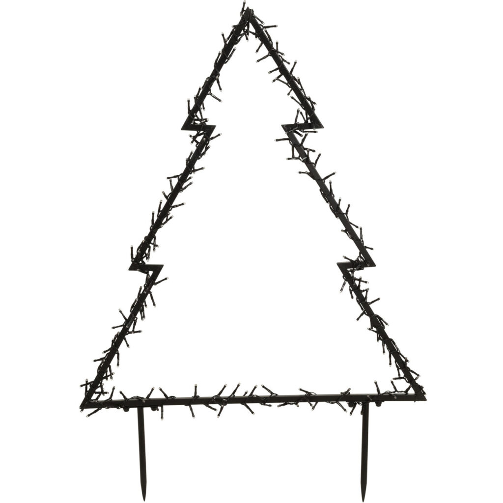 Gartenstecker Weihnachtsbaum mit 175 LEDs, warmweiss, 53 x 75 cm, IP44