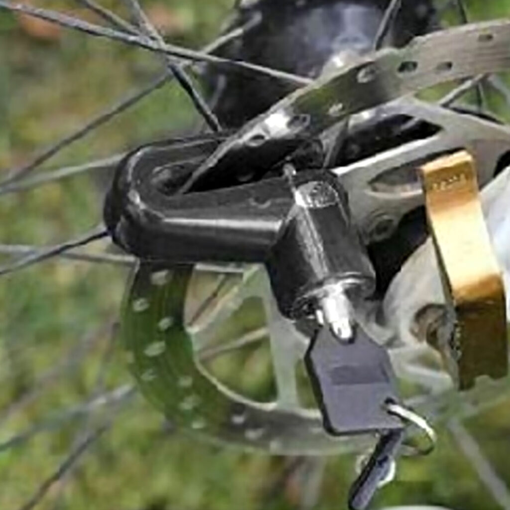 Bremsscheibenschloss inkl. Halterung Bremsscheibenschloss inkl. Halterung