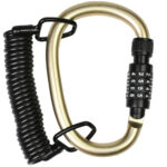 Karabiner-Zahlenschloss mit 1,8m Kabel