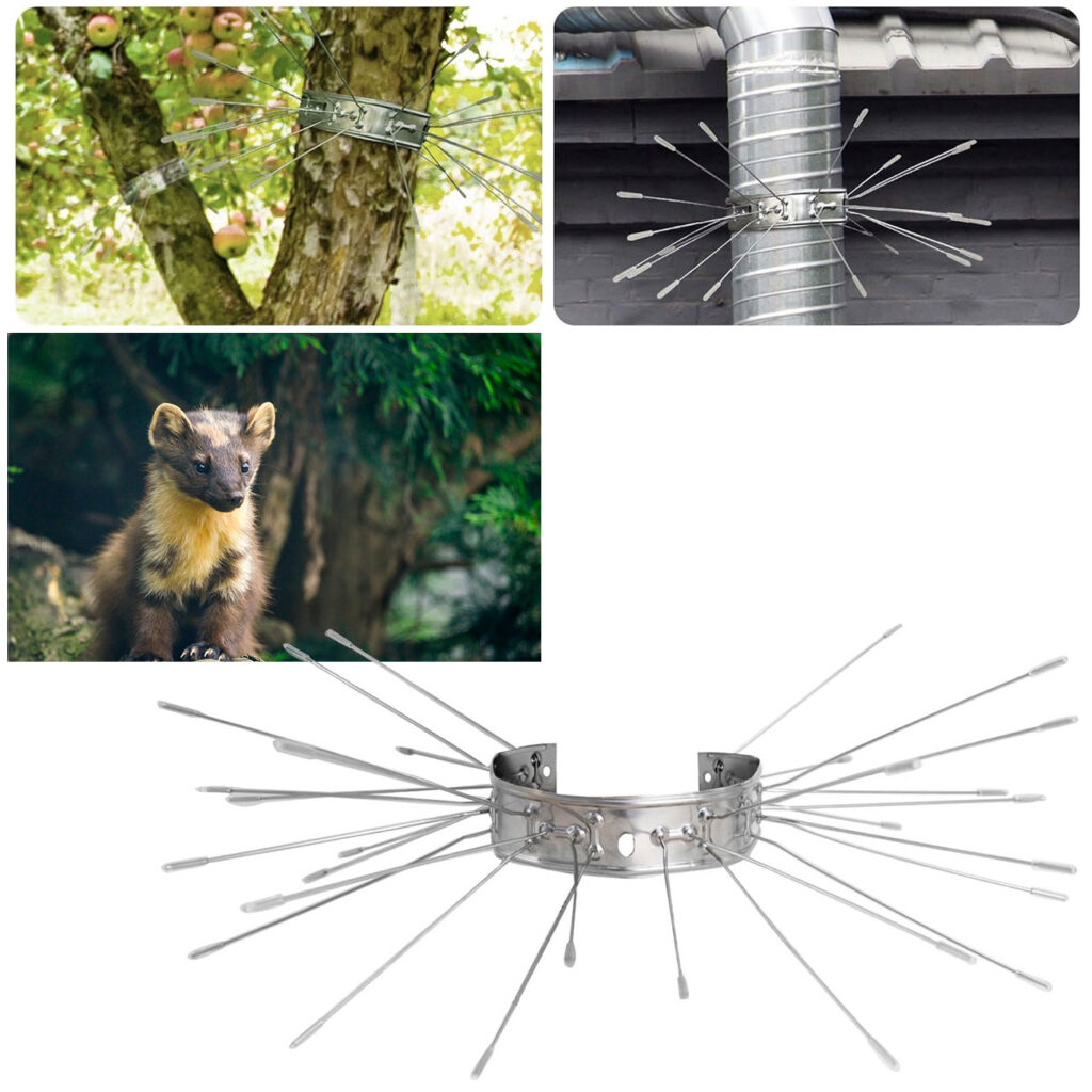 Marder-Abwehrgürtel für Regenrohre oder Bäume, 2er Set, Kletterschutz