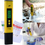 Digitales pH-Messgerät mit ATC-Funktion, LCD-Display, pH-Messbereich 0-14