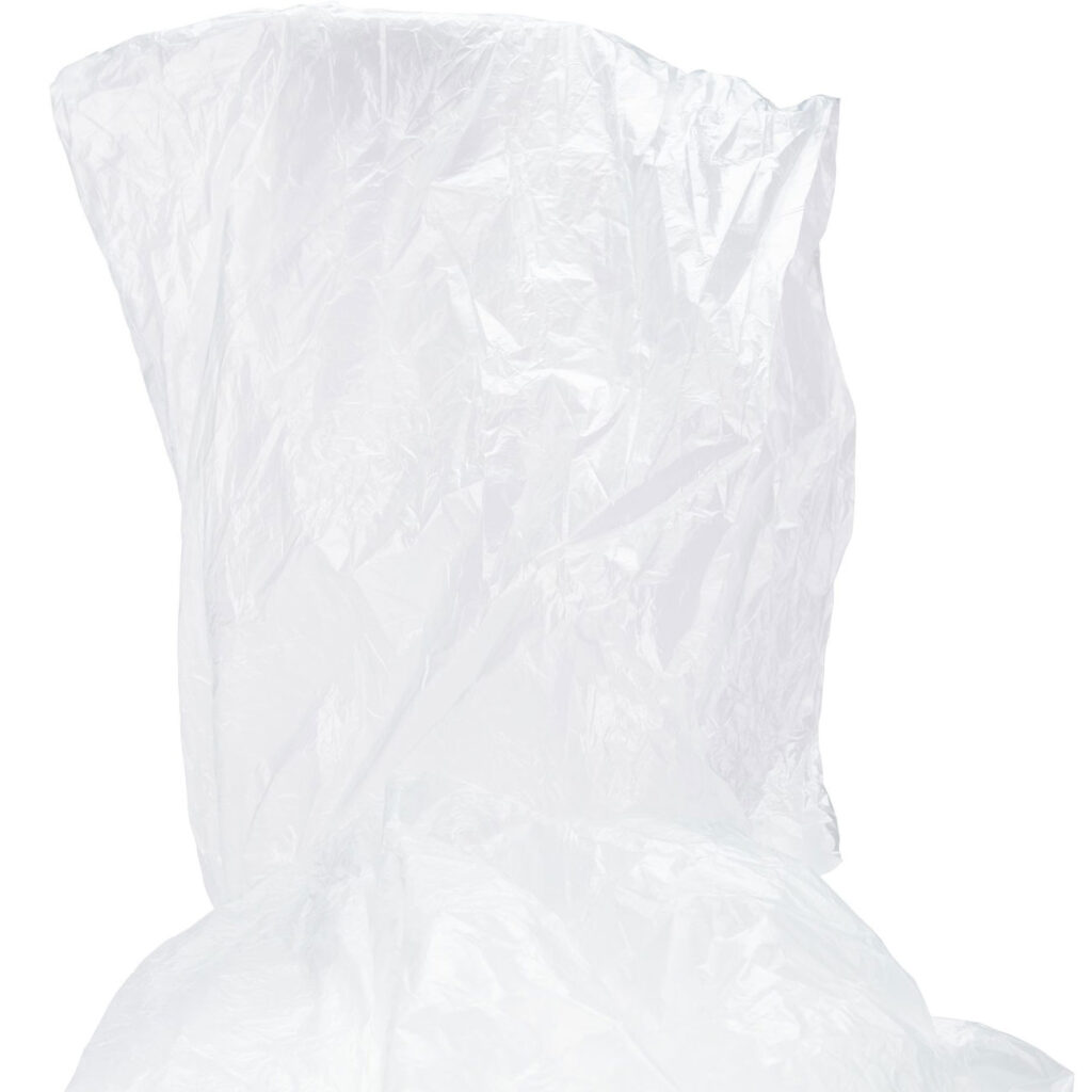 16er-Set Notfall Regenponcho mit Kapuze, transparent, 120 cm