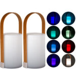 2er-Set Dekolaterne „Lounge“ mit Farbwechsel oder warmweiss 2er-Set Dekolaterne „Lounge“ mit Farbwechsel oder warmweiss