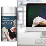 Bildschirm-Reinigungstücher, 100 Stück in Spenderbox