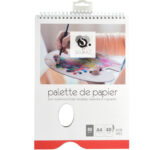 Paletten-Malblock, für Ölfarben, Acryl, Gouache und Aquarell, 80g/m2, A4 Paletten-Malblock, für Ölfarben, Acryl, Gouache und Aquarell, 80g/m2, A4