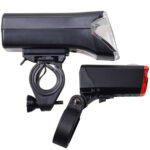 Velolicht-Set, Vorder- und Rücklicht, schwarz Velolicht-Set, Vorder- und Rücklicht, schwarz