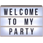 Leuchtkasten mit 84 Buchstaben & Zeichen, ca. 30 x 22 cm, weiss Leuchtkasten mit 84 Buchstaben & Zeichen, ca. 30 x 22 cm, weiss