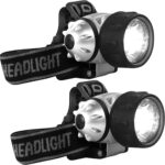 2er-Set Kopflampe mit flexiblen Stirnband, IP44 2er-Set Kopflampe mit flexiblen Stirnband, IP44