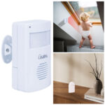 Funk-Durchgangsmelder mit PIR-Bewegungssensor und Empfänger, Batteriebetrieben Funk-Durchgangsmelder mit PIR-Bewegungssensor und Empfänger, Batteriebetrieben