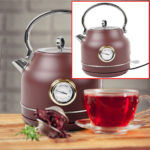 Design Wasserkocher inkl. Thermometer, 1,7 l, 2200 W, bordeaux Design Wasserkocher inkl. Thermometer, 1,7 l, 2200 W, bordeaux