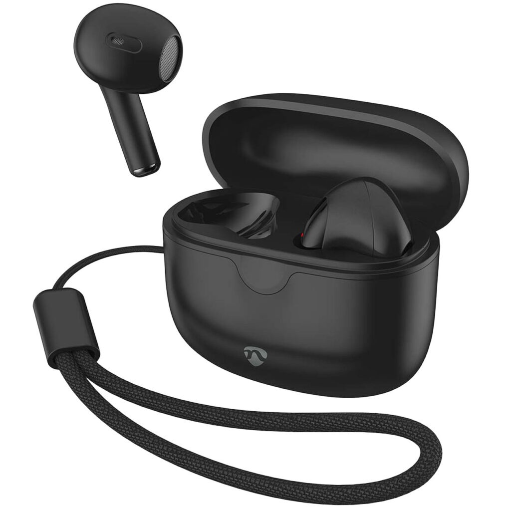 Kabellose Kopfhörer, 5.3 Bluetooth, inkl. Mikrofon & Touch-Steuerung, schwarz