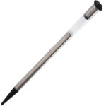 Elegante Solar Gartenlampe aus Edelstahl, mit Erdspiess, 70 x 3 cm