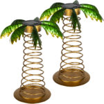 2er-Set LED-Palme, solarbetrieben, mit je 20 LEDs, Dekopalme 2er-Set LED-Palme, solarbetrieben, mit je 20 LEDs, Dekopalme