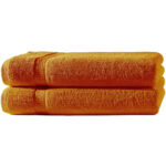 2er-Set Duschtücher, 70 x 140 cm, 100% luxuriöse Baumwolle, mit 2 Bordüren, terra 2er-Set Duschtücher, 70 x 140 cm, 100% luxuriöse Baumwolle, mit 2 Bordüren, terra