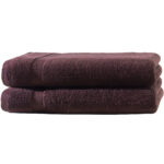 2er-Set Duschtücher, 70 x 140 cm, 100% luxuriöse Baumwolle, mit 2 Bordüren, braun 2er-Set Duschtücher, 70 x 140 cm, 100% luxuriöse Baumwolle, mit 2 Bordüren, braun