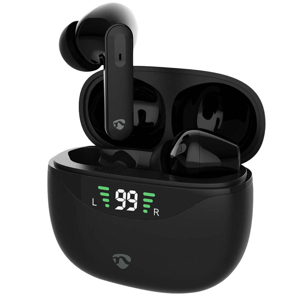 Kabellose 5.3 Bluetooth-Kopfhörer mit Active Noise Cancelling, schwarz