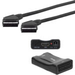 Scart zu HDMI Konverter / Adapter, 720p / 1080p inkl. Scart-Kabel