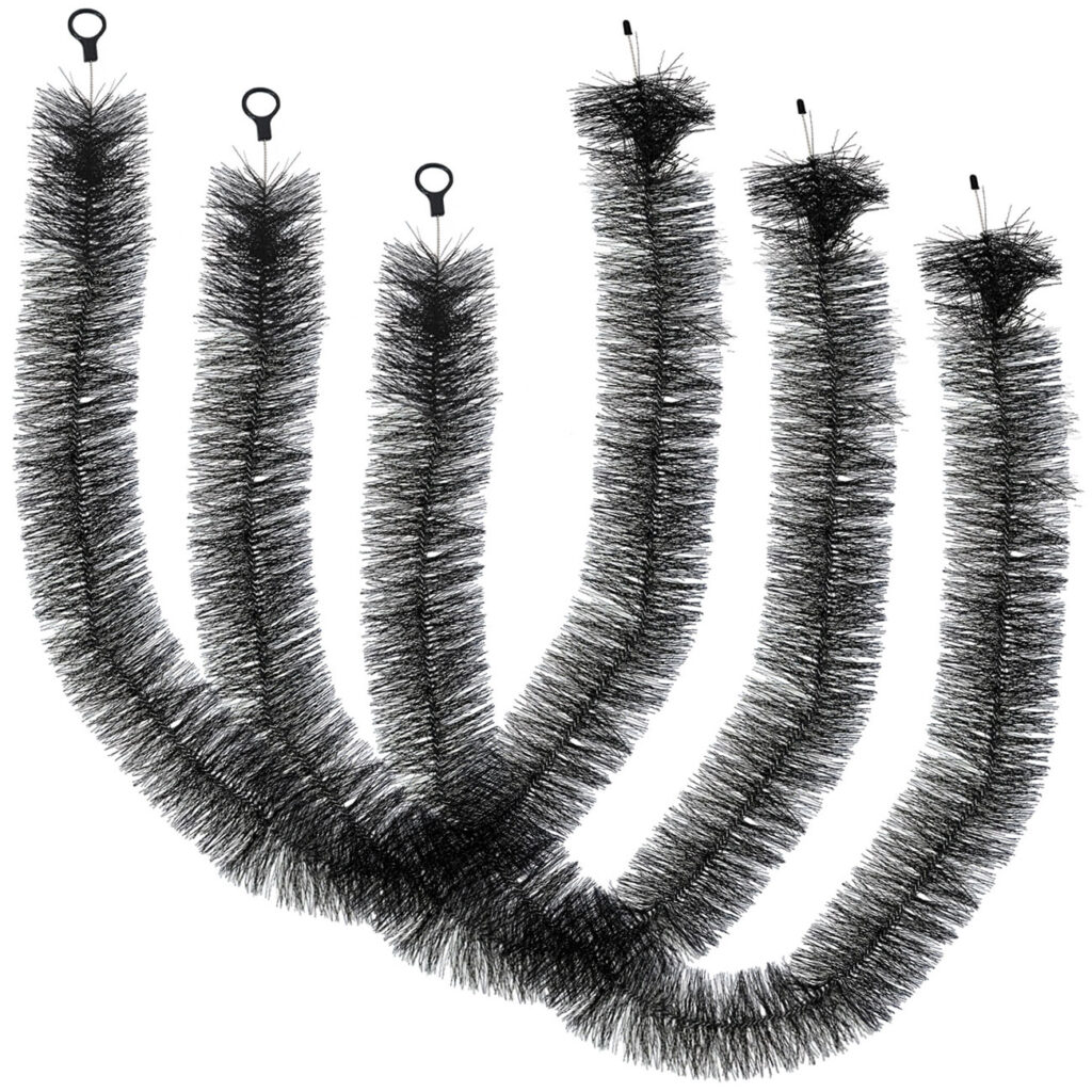 3er-Set Dachrinnenbürste, 4 m, Ø 12 cm
