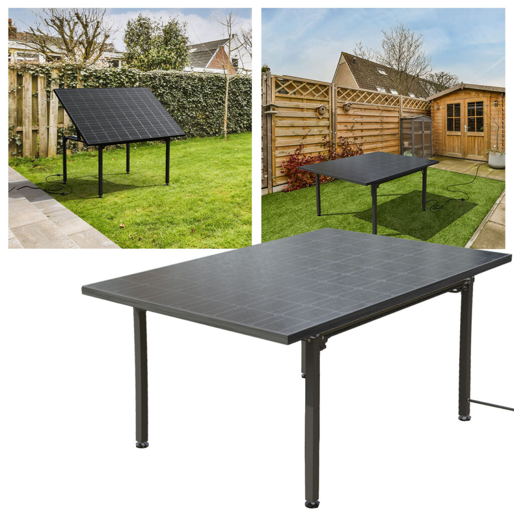 Solar Gartentisch, 410 Watt, Tischkraftwerk Solar Gartentisch, 410 Watt, Tischkraftwerk