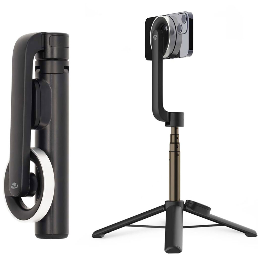 Bluetooth Selfie Stick mit Stativfunktion und Fernbedienung, ausziehbar