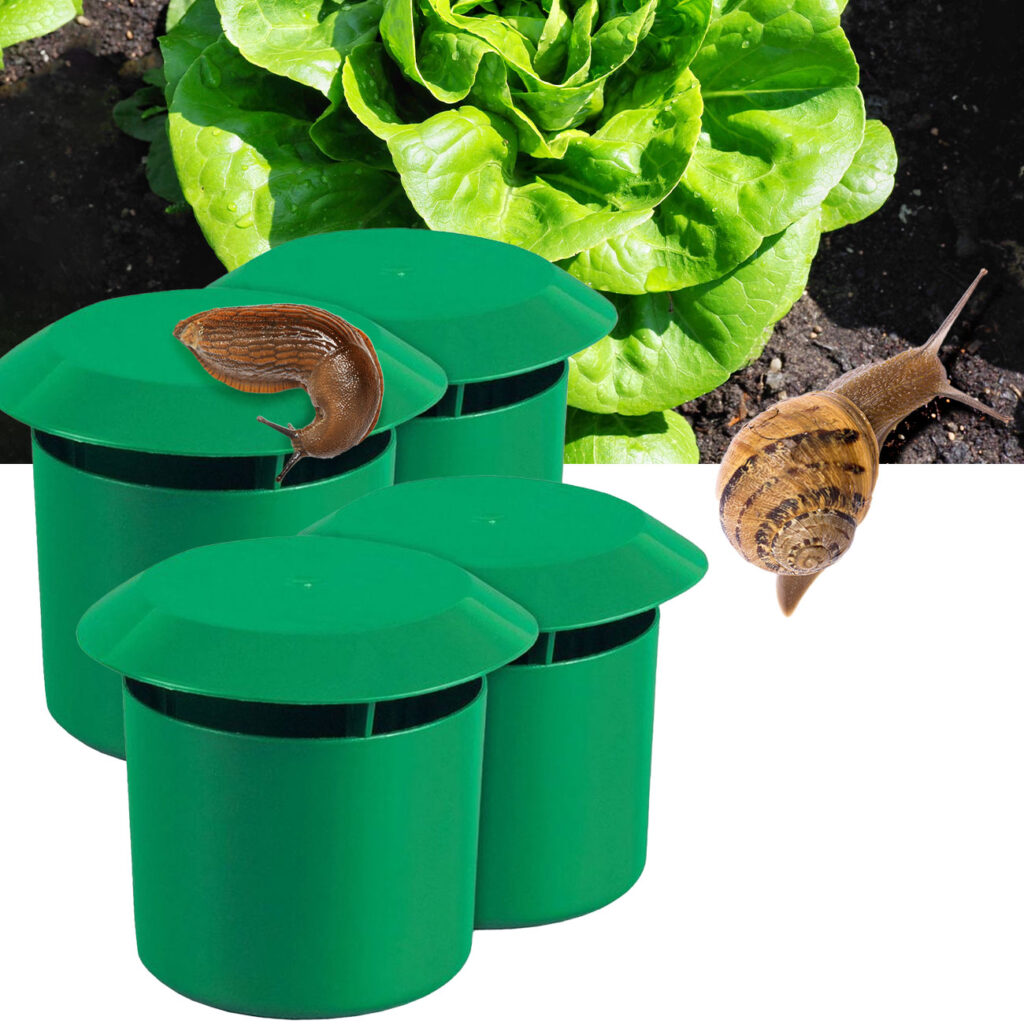 4er-Set Bio-Schneckenfallen zur umweltfreundlichen Schneckenbekämpfung