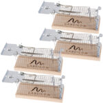 Maus Käfigfalle, 4-er-Set, wiederverwendbar Maus Käfigfalle, 4-er-Set, wiederverwendbar