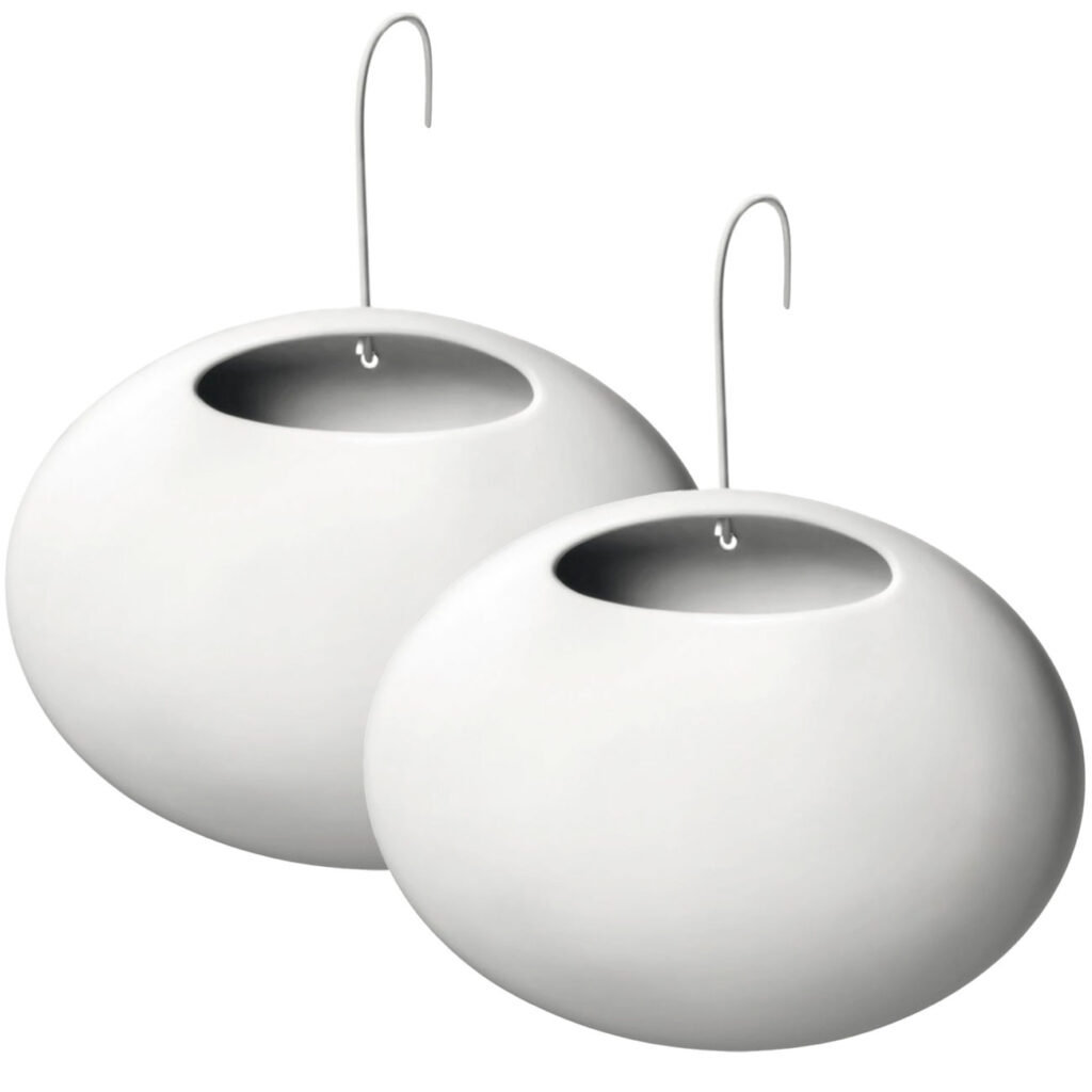 2er-Set Wasserverdunster für Heizkörper, Keramik, 420 ml