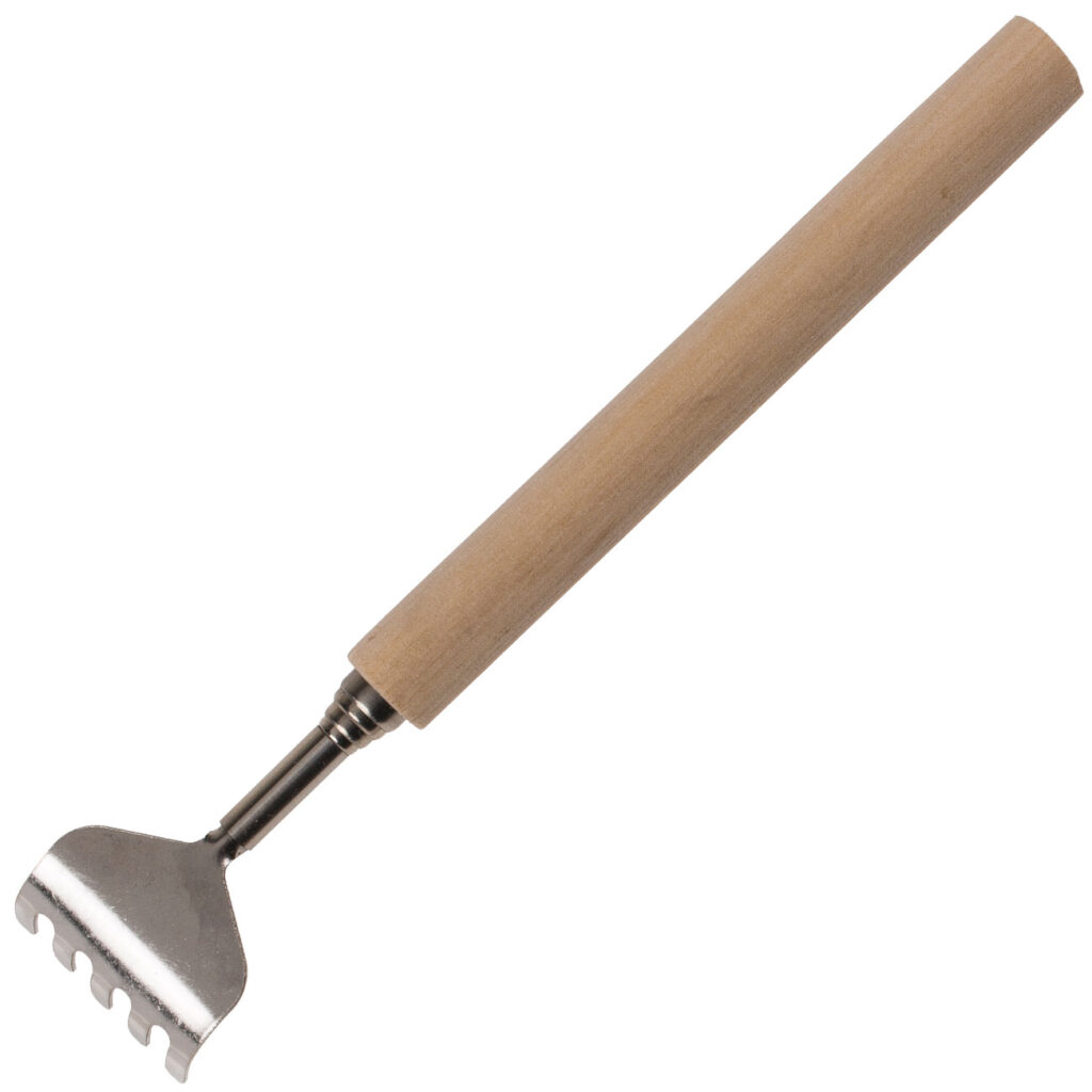 Teleskop-Rückenkratzer mit Holz-Griff, 17 – 52 cm Teleskop-Rückenkratzer mit Holz-Griff, 17 – 52 cm
